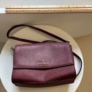 Kate Spade Deep Red Crossbody Bag
